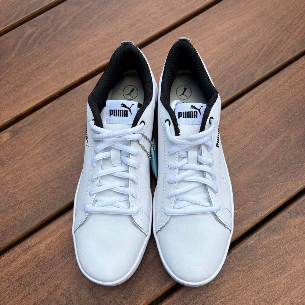 NWT Puma Smash Perf Women's White Leather Sneakers Size 7 - Picture 3 of 8